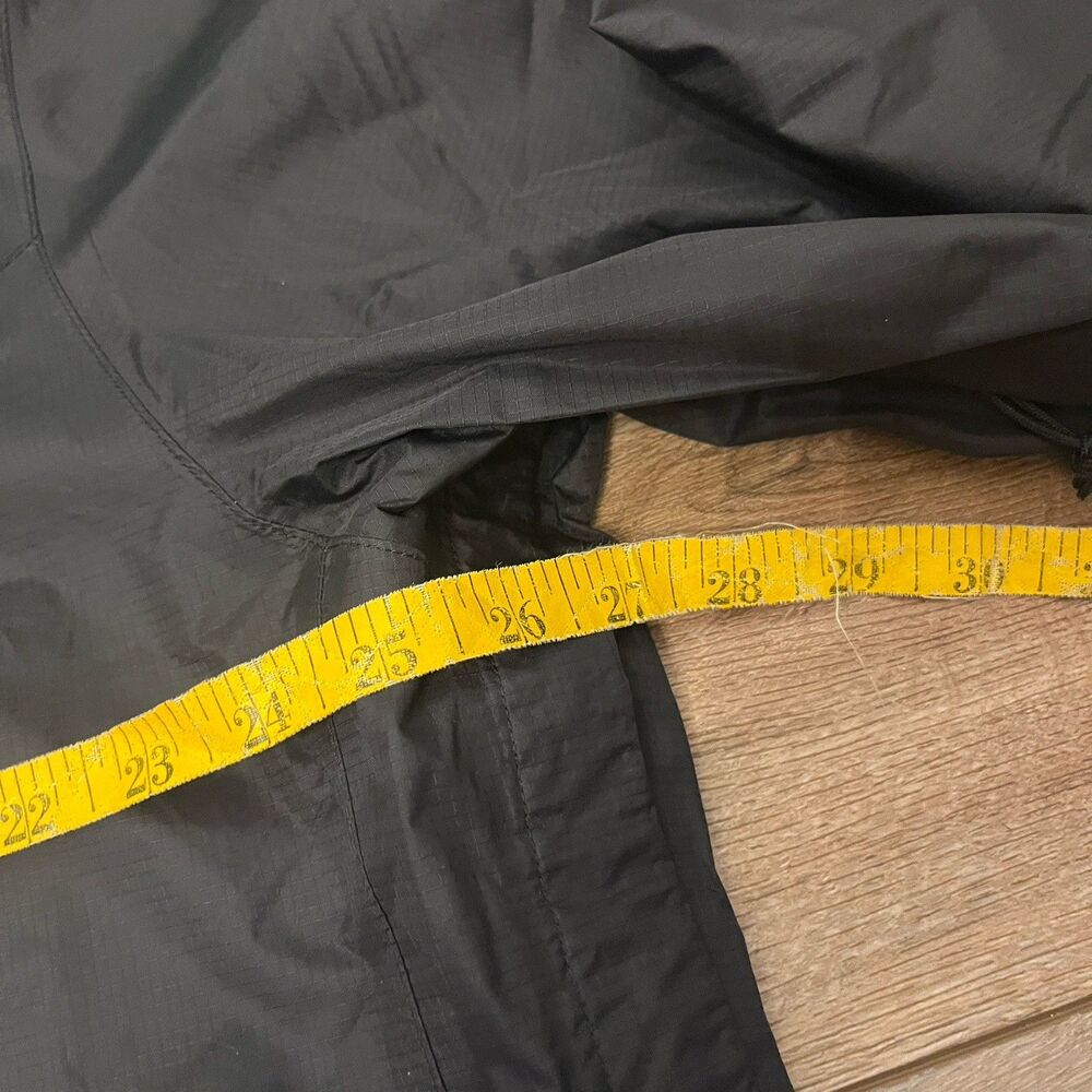 The North Face HyVent 2.5L Rain Jacket Black Hooded Waterproof Shell Men's XL - Picture 5 of 7
